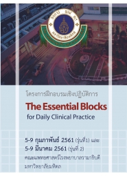 การอบรมเชิงปฏิบัติการ เรื่อง The Essential Blocks for Daily Clinical Practice